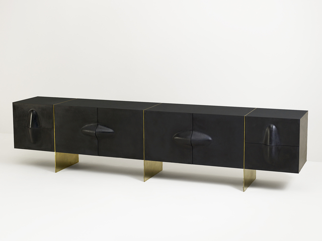 Brian Thoreen, ‘Rubber Credenza’, 2015, Design/Decorative Art, Rubber, brass, and wood, Patrick Parrish Gallery