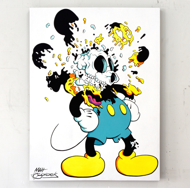 GONDEKDRAWS "Matt Gondek", ‘Deconstructed Mouse Neon’, 2018, Painting, Acrylic on Canvas, Avenue des Arts