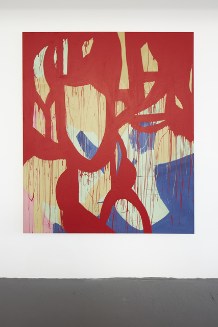 Gary Schlingheider, ‘flin flon’, 2020, Painting, Acrylic, lacquer on canvas, galerie burster