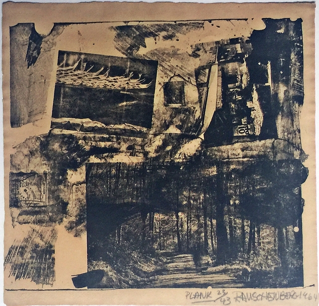 Robert Rauschenberg, ‘Plank, from Dante's Inferno (Foster 15; Sparks 11)’, 1964, Alpha 137 Gallery