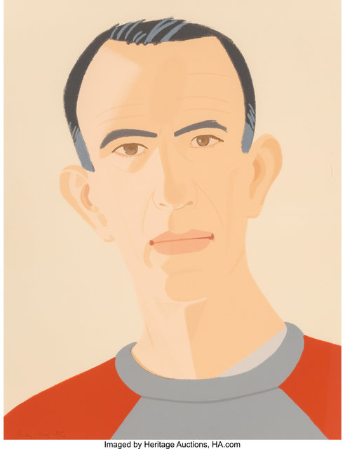 Alex Katz, ‘Sweatshirt II (Self portrait), from Alex and Ada, the 1960s to the 1980s series’, 1990, Heritage Auctions