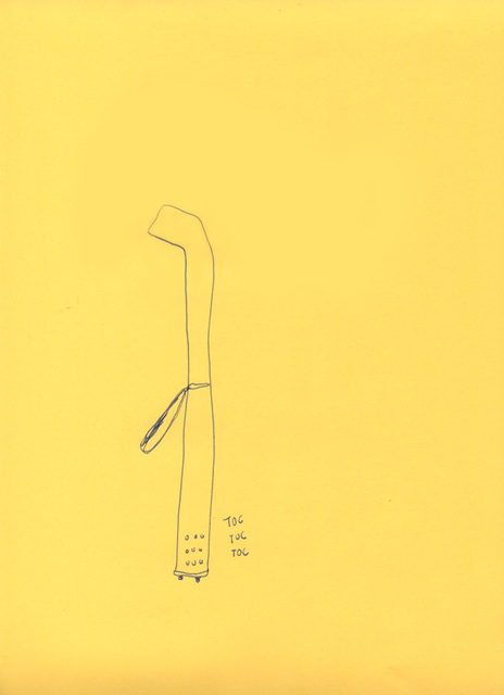 Celina Eceiza, ‘Serie ¿donde esta la hora? . Dibujos de obra sonora para esculturas’, 2015, Big Sur Galería