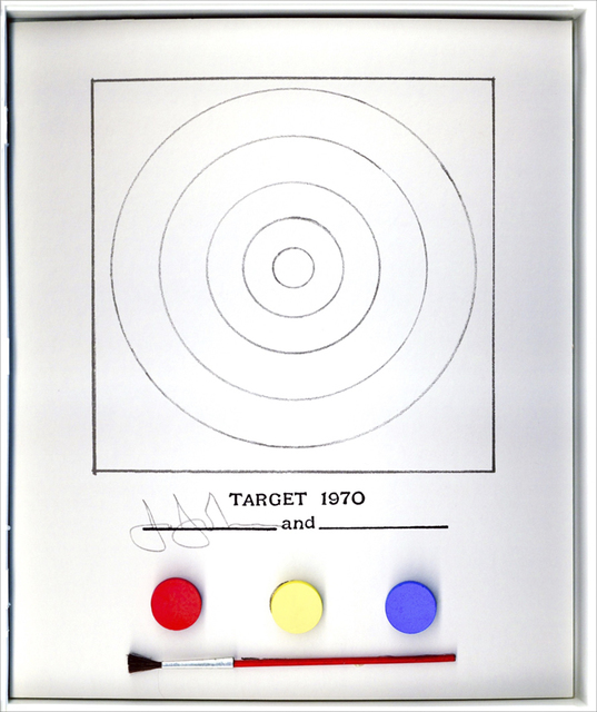 Jasper Johns, ‘Target’, 1971, Mixed Media, Offset lithograph, michael lisi / contemporary art