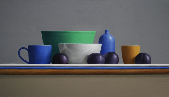 Janet Rickus, ‘Plum Line’, 2019, Painting, Oil on canvas, Clark Gallery