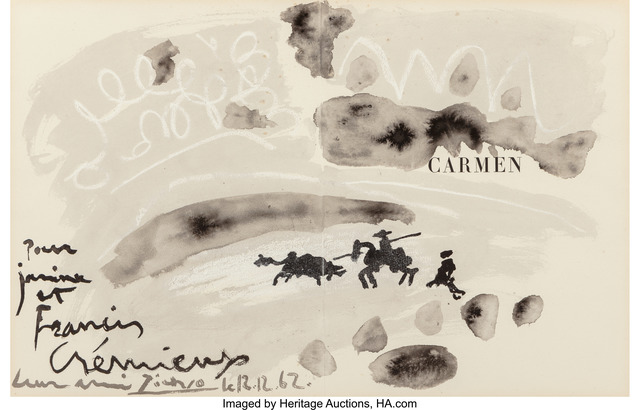 Pablo Picasso, ‘Scène de Tauromachie’, 1962, Heritage Auctions