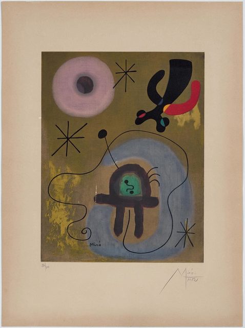 Joan Miró, ‘Mauve de la lune’, 1952, Koller Auctions