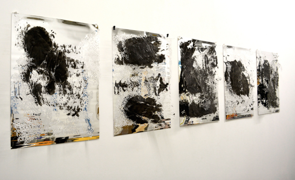 Mental Games by Kohl King. Mixed Media 16" x 20" each, unframed Mental Games by Kohl King. Mixed Media 16" x 20" each, unframed