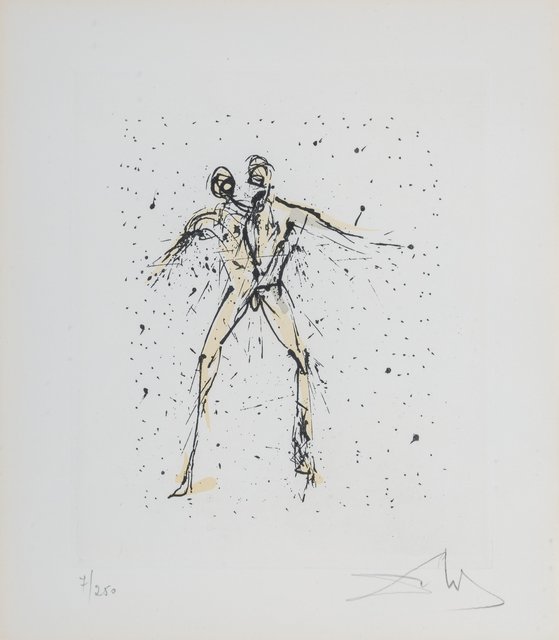 Salvador Dalí, ‘Gemini, from The Zodiac II’, 1975, Print, Etching in colors on Guarro paper, Heritage Auctions