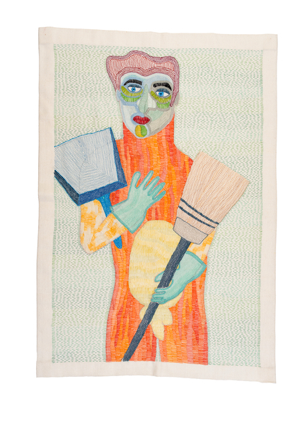 Paloma Castillo, ‘Mr. Musculos’, 2019, Textile Arts, Hand Embroidery, Isabel Croxatto Galería
