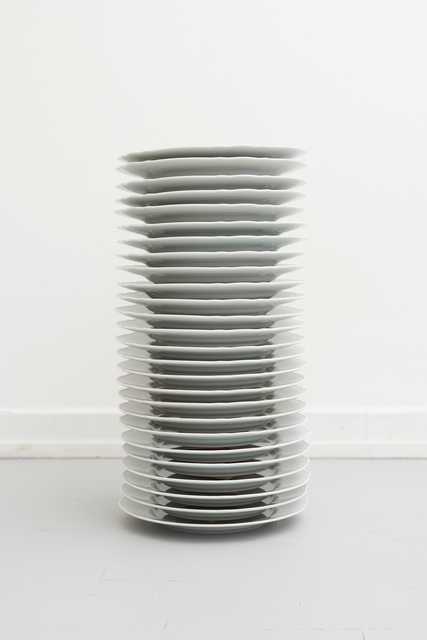 Filip Berg, ‘Plate Pile’, 2020, Design/Decorative Art, Porcelain, wood, Etage Projects