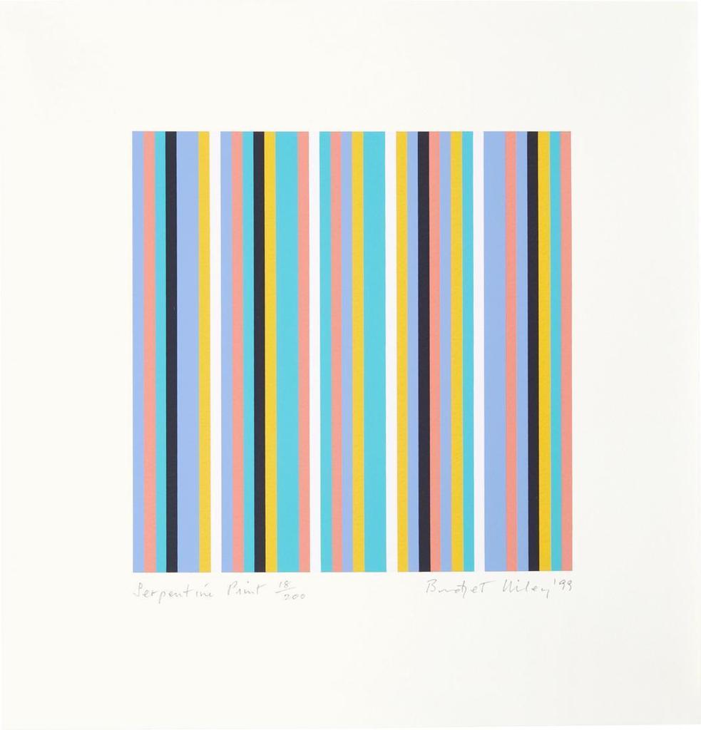 Bridget Riley - SERPENTINE PRINT (SCHUBERT 39)