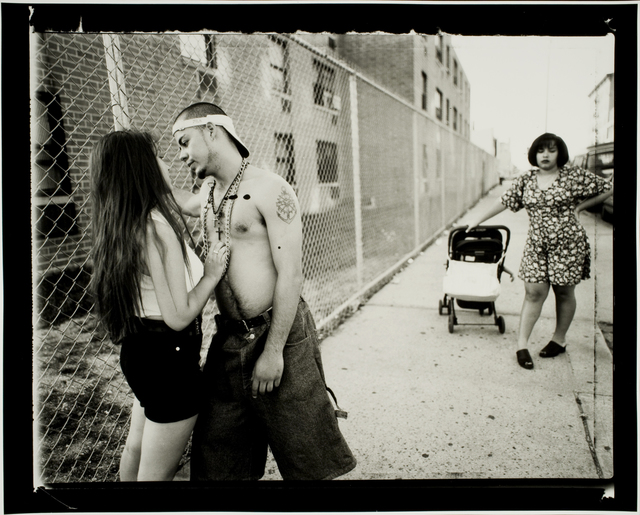 Vincent Cianni, ‘Anthony Hitting on Giselle, Vivien Waiting, Lorimer Street, Williamsburg, Brooklyn’, 1996, George Eastman Museum