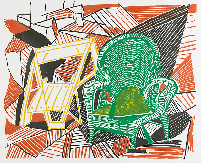 David Hockney, ‘Two Pembroke Studio Chairs from Moving Focus (Tokyo 276)’, 1985, Rago/Wright