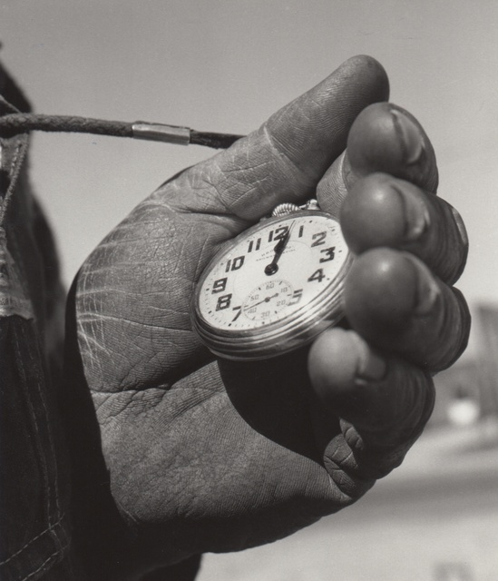 Richard Steinheimer, ‘T&S Ry Track Foreman's Watch, Escalon, CA’, March 1962, Photography, Vintage silver print, Robert Mann Gallery