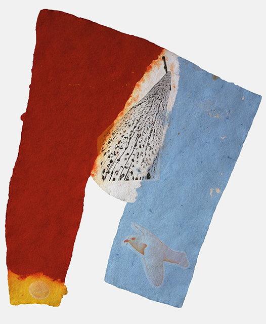 Robert Rauschenberg, ‘Link’, 1973, Print, Handmade paper, pigment, and screenprinted tissue laminated to paper pulp, Gemini G.E.L. at Joni Moisant Weyl