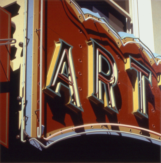 Robert Cottingham, ‘Art’, 1992, Print, Lithography, Eckert Fine Art