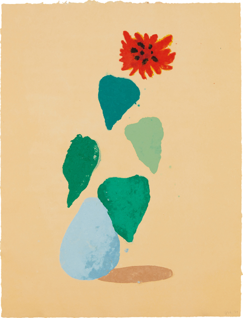 David Hockney, ‘Sunflower H (Paper Pool I)’, 1978, Phillips