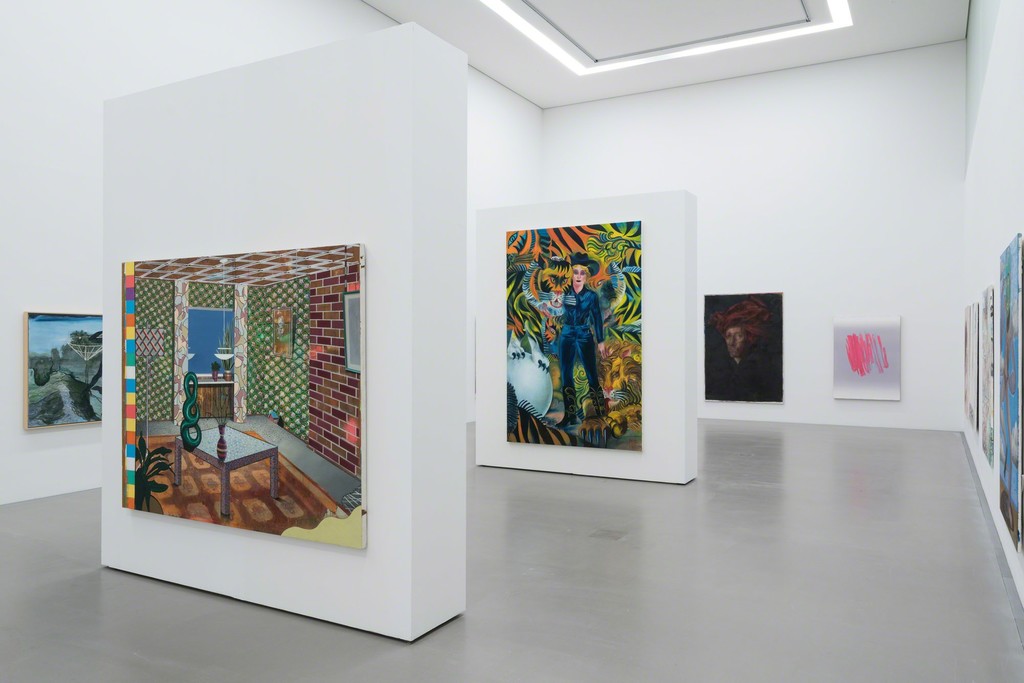 Installation view MDBK MEETS G2 with art works by Rosa Loy, Matthias Weischer, Sebastian Gögel, Jochen Plogsties, Peter Krauskopf among others © the artists & MdbK Leipzig, photo: Dotgain.info Installation view MDBK MEETS G2 with art works by Rosa Loy, Matthias Weischer, Sebastian Gögel, Jochen Plogsties, Peter Krauskopf among others © the artists & MdbK Leipzig, photo: Dotgain.info
