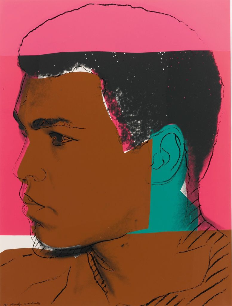 Andy Warhol - MUHAMMAD ALI (F. & S. II. 179-182)