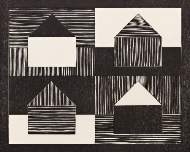 Jennifer Losch Bartlett, ‘Black, Grey, White (from NARAL Portfolio)’, 1991, Pace Prints