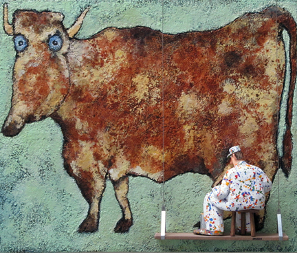 Stephen Hansen, ‘The Cow with Subtle Nose (Dubuffet)’, 2015, Zenith Gallery