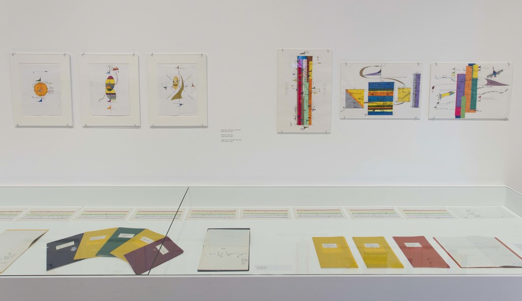 Wadada Leo Smith. Installation view, Made in L.A. 2016: a, the, though, only, June 12 – August 28, 2016, Hammer Museum, Los Angeles. Photo: Brian Forrest. Wadada Leo Smith. Installation view, Made in L.A. 2016: a, the, though, only, June 12 – August 28, 2016, Hammer Museum, Los Angeles. Photo: Brian Forrest.