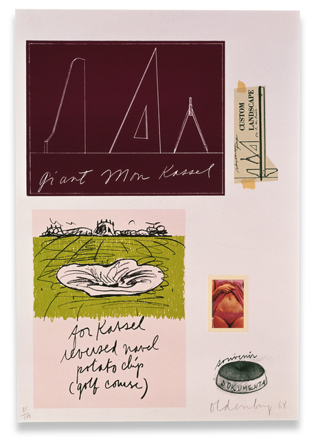 Claes Oldenburg, ‘Notes (Kassel)’, 1968, Gemini G.E.L. at Joni Moisant Weyl