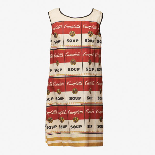 Andy Warhol, ‘The Souper Dress’, ca. 1965, Print, Screenprint in colors on paper dress, Rago/Wright