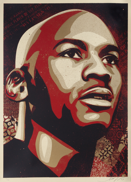 Shepard Fairey (OBEY), ‘Michael Jordan, From The Michael Jordan Hall Of Fame Tribute Serie’, 2009, Julien's Auctions