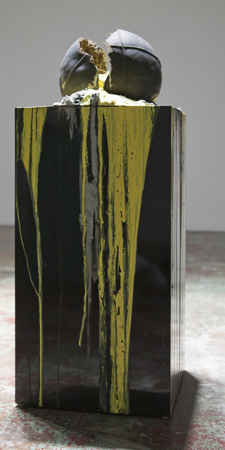 Bhakti Baxter, ‘Imploded Ball Barf (black and yelow)’, 2011, Nina Johnson