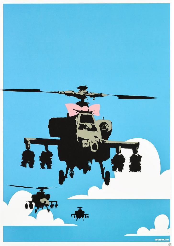 Banksy - HAPPY CHOPPERS