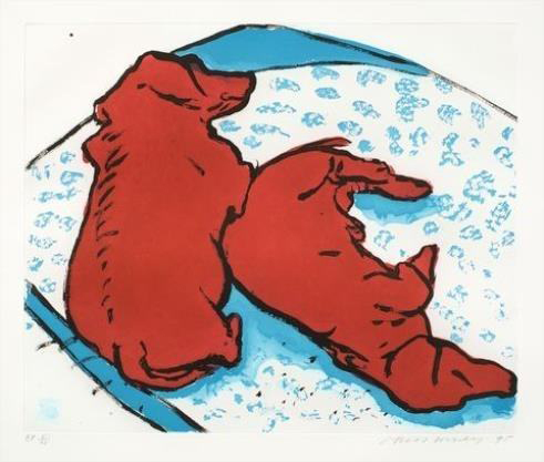 David Hockney, ‘Vertical Dogs ’, 1995, Lyndsey Ingram