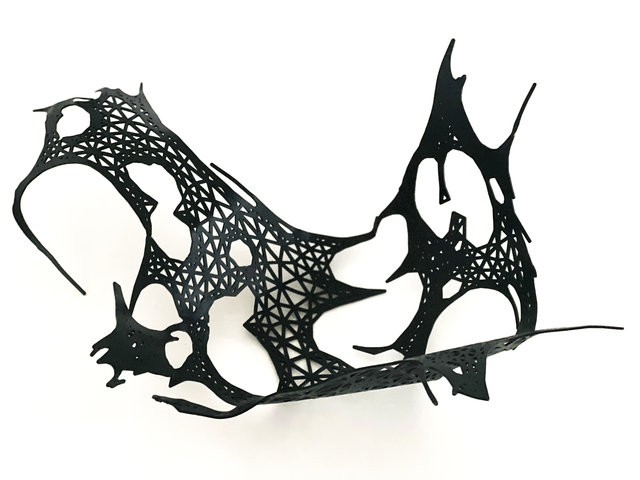 Peter Macapia, ‘Dirty Geometry: Shadows 2’, 2018, Sculpture, Aluminum Black Powder Coat, Priveekollektie Contemporary Art | Design
