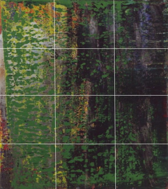 Greg Allen, ‘Destroyed Richter Grid N.2 A-L (12)’, 2016, Photography, UV pigment on aluminum, Magdalena Sawon