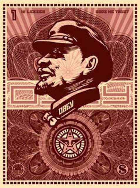 Shepard Fairey (OBEY), ‘Lenin Money’, 2003, Gregg Shienbaum Fine Art