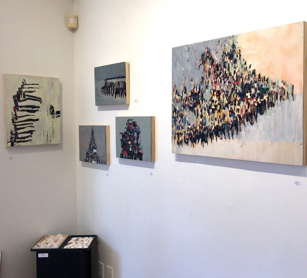 "Future Gathering", paintings by Megan Hinton "Future Gathering", paintings by Megan Hinton