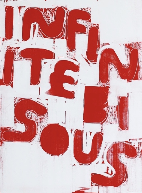 Stefan Marx, ‘Infinite Bisous (Negative)’, 2020, Painting, Monopigmented, solvent-free arylic ink on canvas, Ruttkowski;68