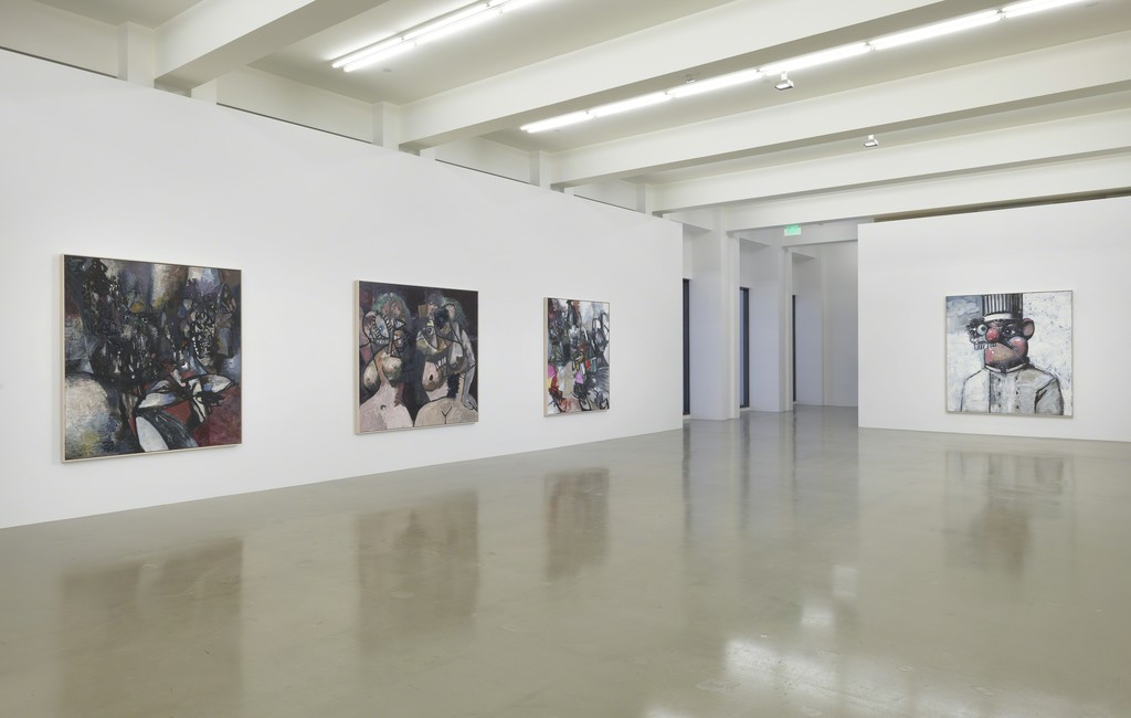 Installation view, George Condo, What's the Point, Sprüth Magers, Los
Angeles, April 9 - June 1, 2019. © George Condo, Courtesy the artist and Sprüth Magers; Photo: Robert Wedemeyer Installation view, George Condo, What's the Point, Sprüth Magers, Los
Angeles, April 9 - June 1, 2019. © George Condo, Courtesy the artist and Sprüth Magers; Photo: Robert Wedemeyer