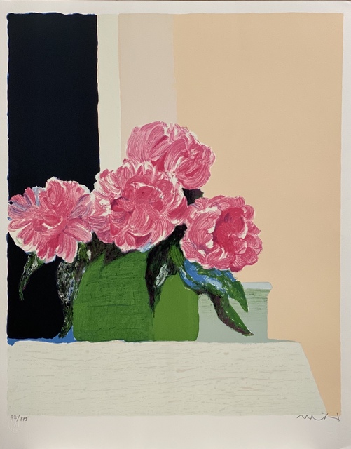 Roger Muhl, ‘Pivoines’, 1989, Print, Limited edition French lithograph, Artioli Findlay