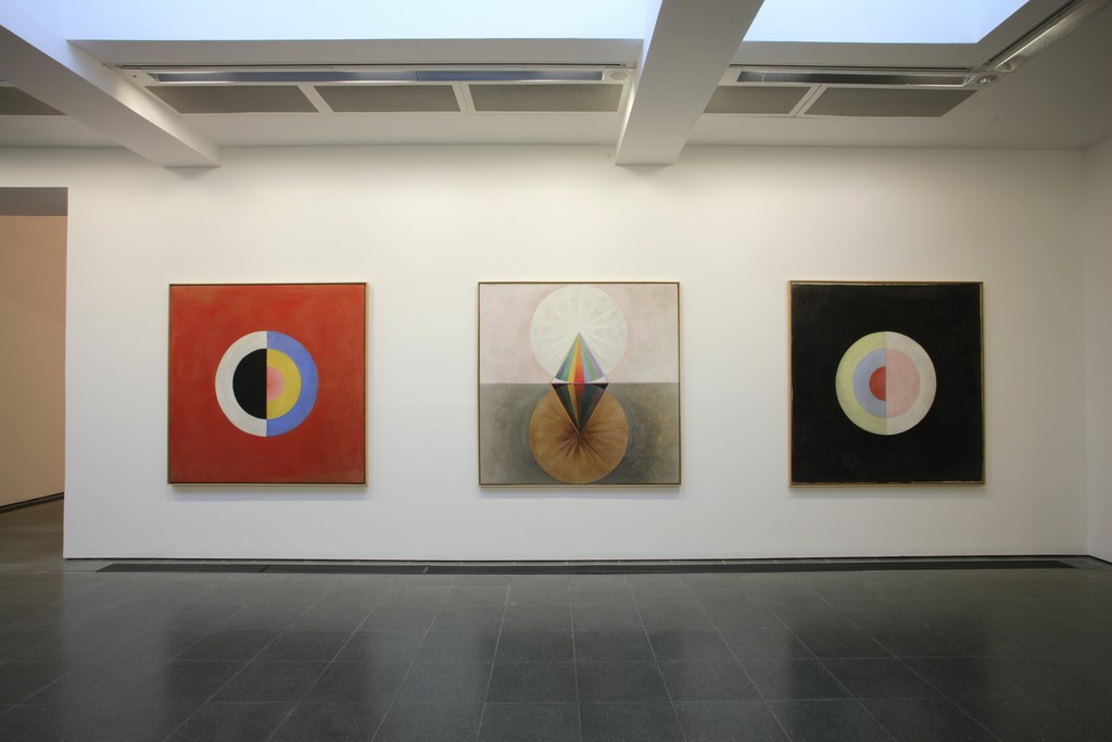 Installation view of "Hilma af Klint: Painting the Unseen" at Serpentine Gallery, London (2016). Image © Jerry Hardman-Jones
Installation view of "Hilma af Klint: Painting the Unseen" at Serpentine Gallery, London (2016). Image © Jerry Hardman-Jones