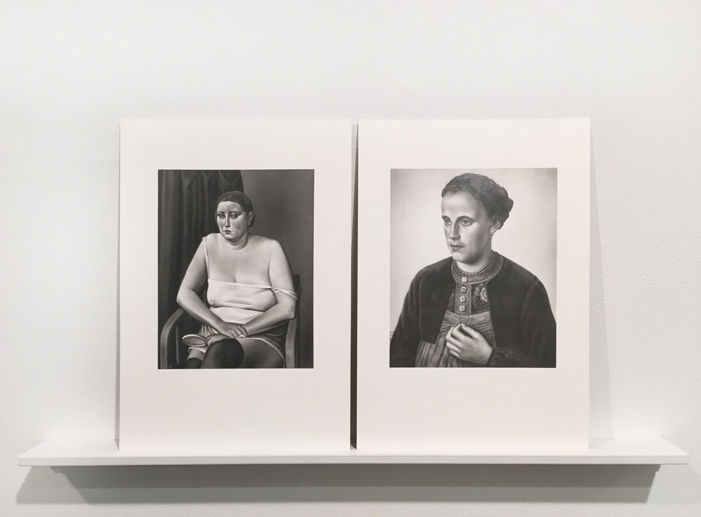 Marti Cormand
Deutsche Kunst, Und Entartete Kunst. Alexander Kandoldt, Halbakt II” and “Deutsche Kunst, Und Entartete Kunst. Hermann Fiebert, Walsertalerin, 2016
Graphite on paper
Diptych: 12 x 8.5 in each Marti Cormand
Deutsche Kunst, Und Entartete Kunst. Alexander Kandoldt, Halbakt II” and “Deutsche Kunst, Und Entartete Kunst. Hermann Fiebert, Walsertalerin, 2016
Graphite on paper
Diptych: 12 x 8.5 in each
