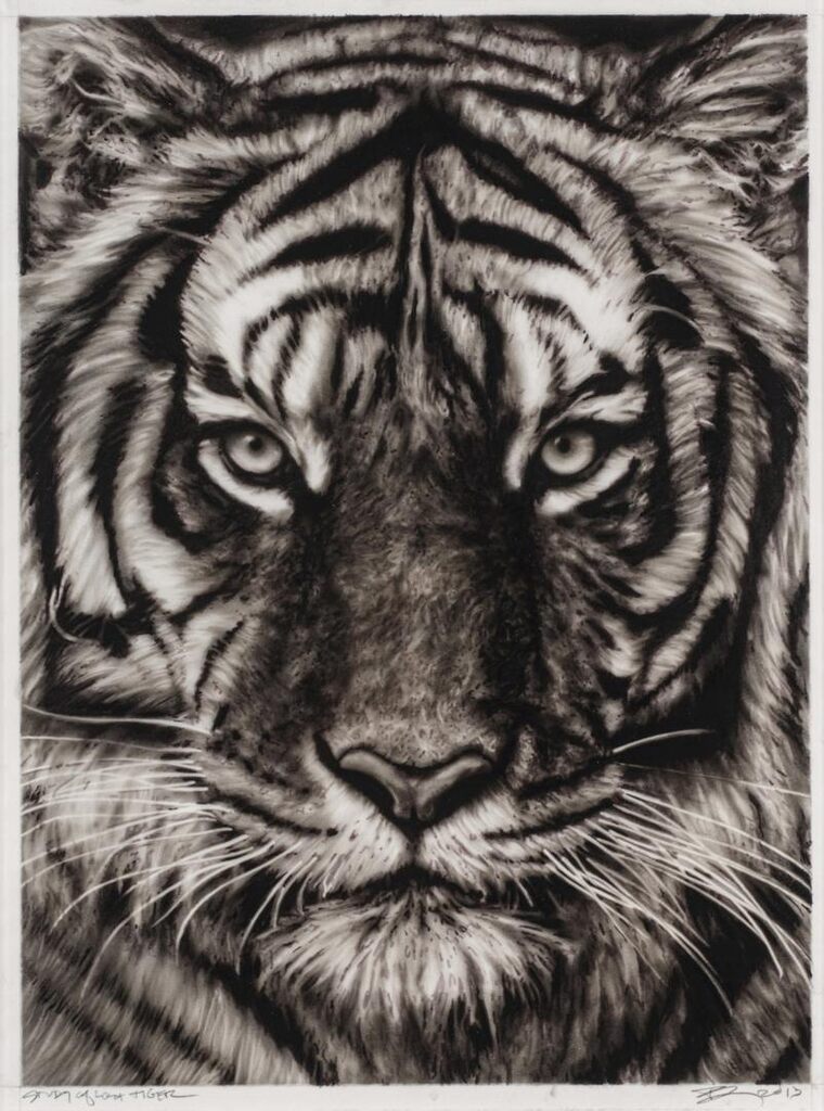 Robert Longo - Study of Last Tiger