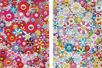 Takashi Murakami - An Homage to Yves Klein, Multicolor C; and An Homage to Monopink 1960 C