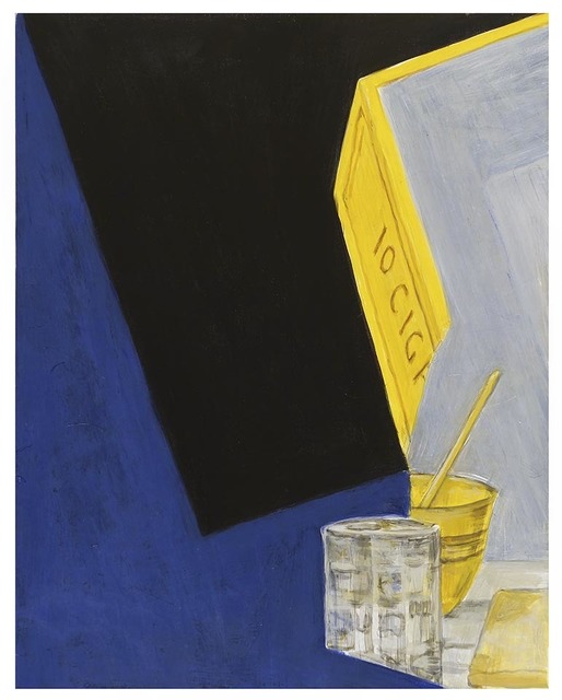 George Schneeman, ‘Blue/Cigarettes’, 2001, Pavel Zoubok Fine Art