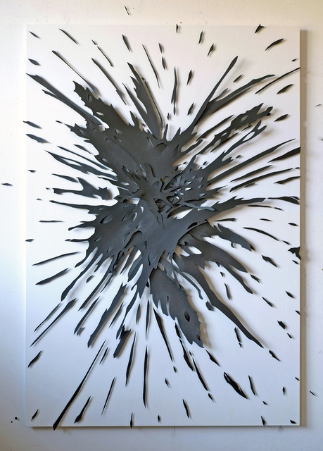 Andreas Kocks, ‘Meant to Be (#1315G)’, 2014, Drawing, Collage or other Work on Paper, Graphite on watercolor paper on wood, Winston Wächter Fine Art