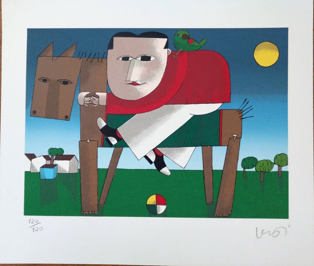 Inos Corradin, ‘Wooden Horse ’, 2000-2010, Print, Serigraphy, Ligia Testa Espaço de Arte