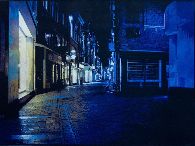 Logan Hicks, ‘Amsterdam (Maze, Blue)’, 2012, Taglialatella Galleries