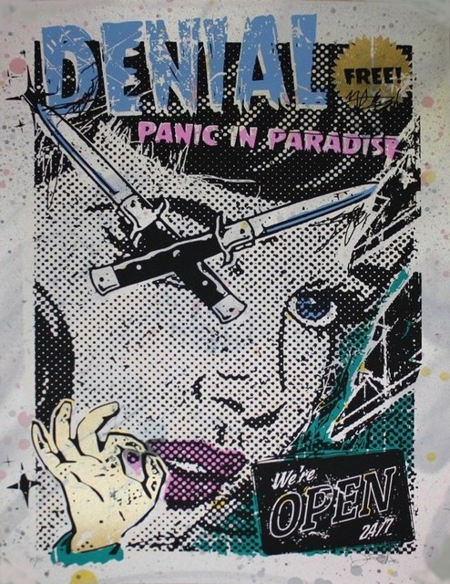 DENIAL, ‘Panic In Paradise’, 2013, Art276