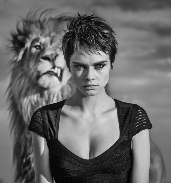 David Yarrow, ‘Cara Cigar’, 2018, Fineart Oslo