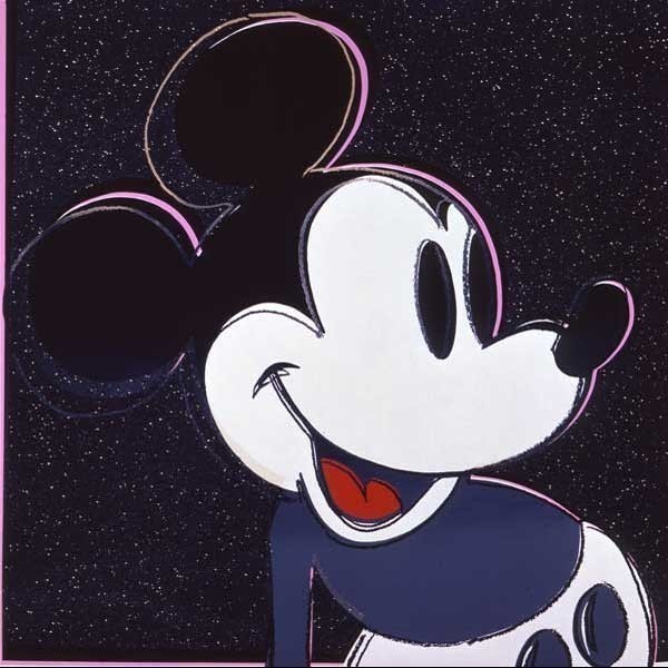 Andy Warhol, ‘Myths - Mickey Mouse’, 1981, Print, Screen-print with diamond dust on Lenox Museum board, Avant Gallery
